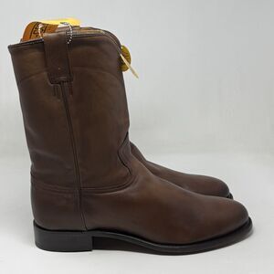 Corral A4068 Cowboy Roper Boots Mens 15 D Brown Cow Leather Mid Calf Western